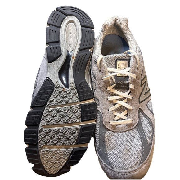 New Balance Shoes Men\'s Size 11.5 Gray 990v4 Running Shoe Grey Day Nubuck main image 7
